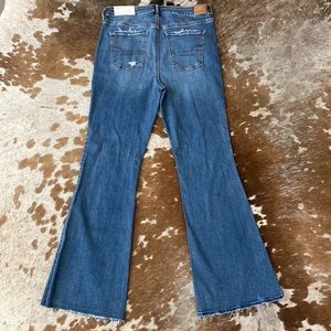 Womens American Eagle Hi Rise Flares
